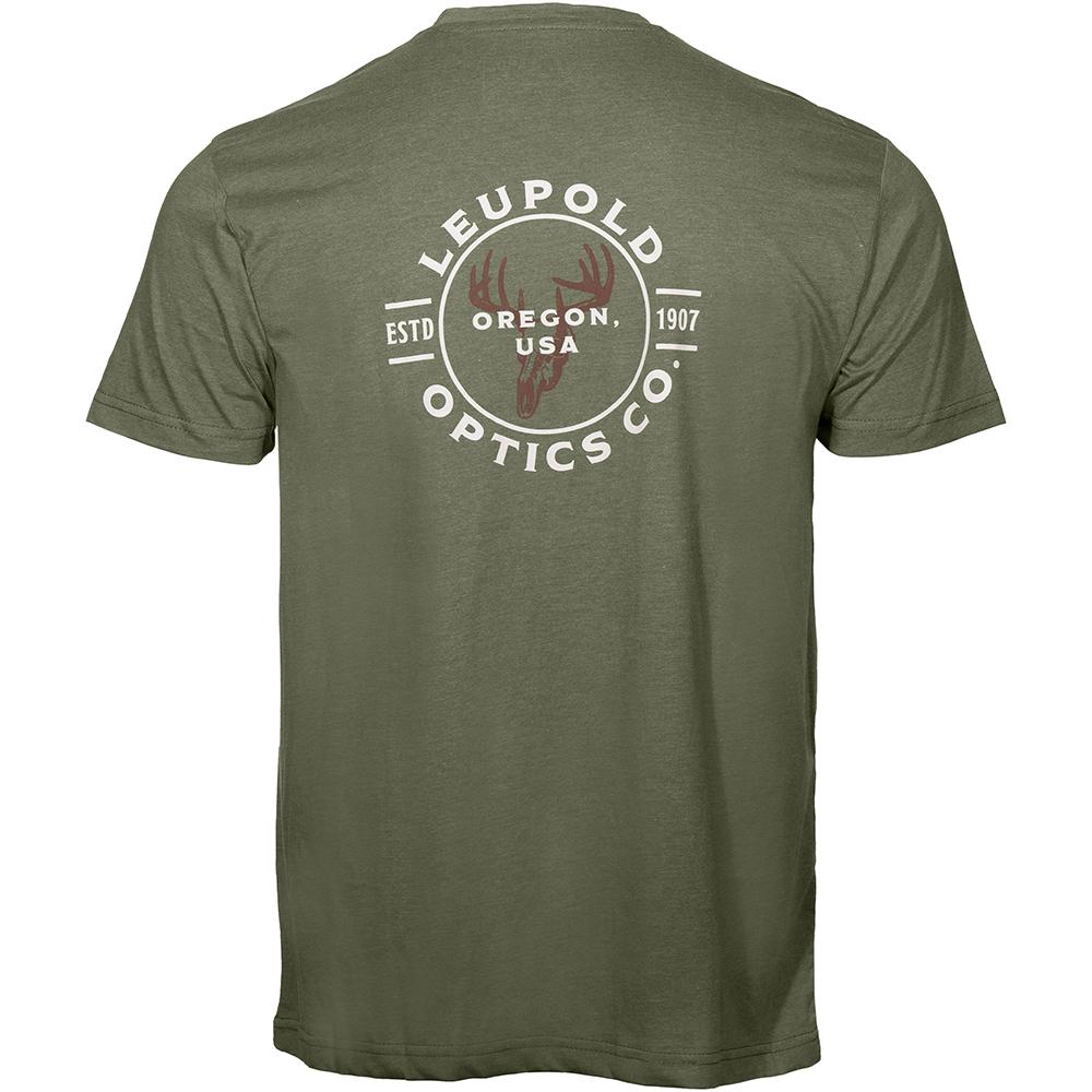 Leupold Buck Country Short Sleeve Shirt Light Olive L Casual Outdoor Apparel