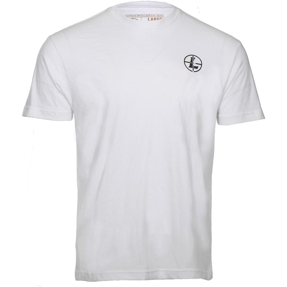 Camisa de manga corta Leupold Eagle blanca, cómoda, ligera y duradera, talla 2XL