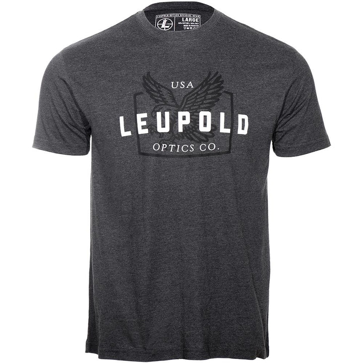 Leupold Eagle Short Sleeve Shirt Charcoal 2XL Comfortable Lightweight Apparel