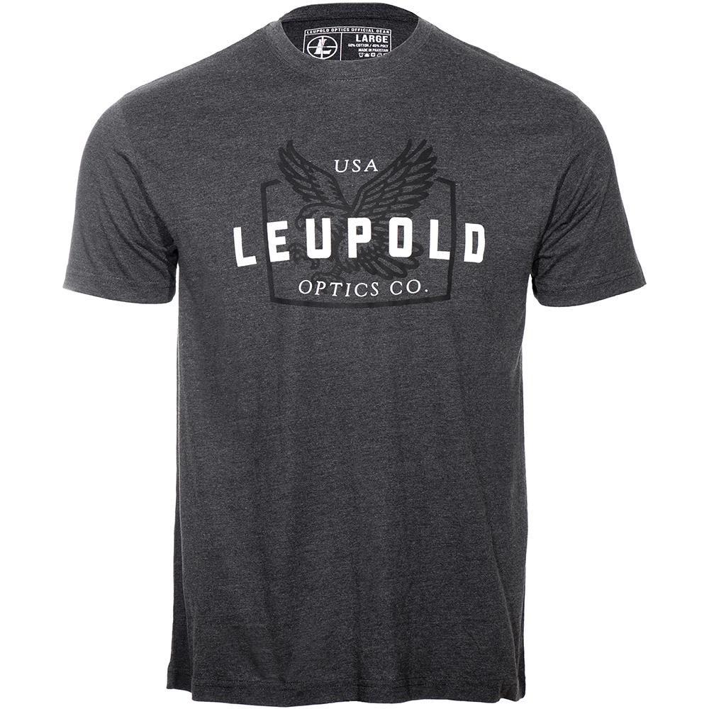Leupold Eagle Short Sleeve Shirt Charcoal 2XL Comfortable Lightweight Apparel