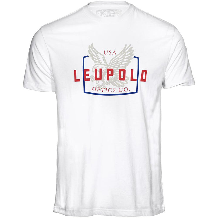 Leupold Short Sleeve T Shirt White L Cotton Polyester Blend Comfortable Fabric
