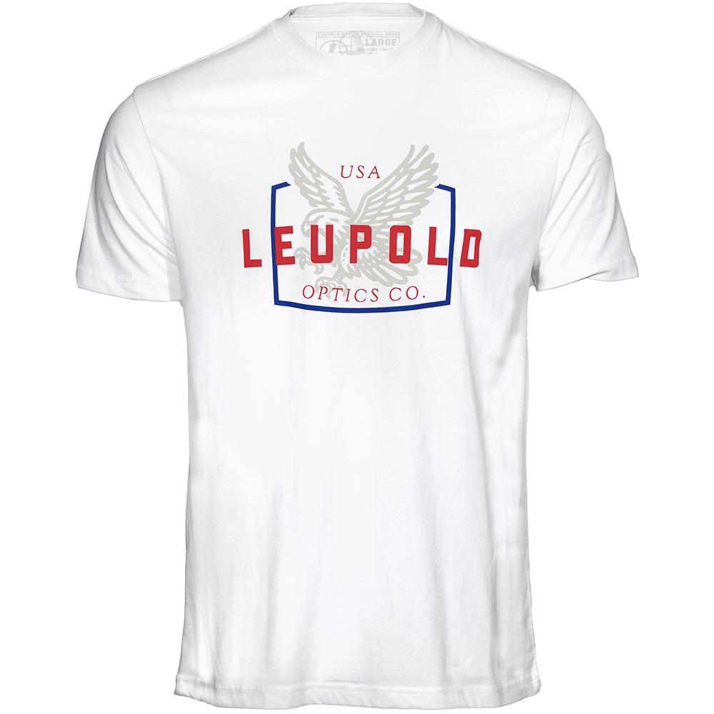Leupold Short Sleeve T Shirt White 2XL Cotton Polyester Blend Comfortable Fabric