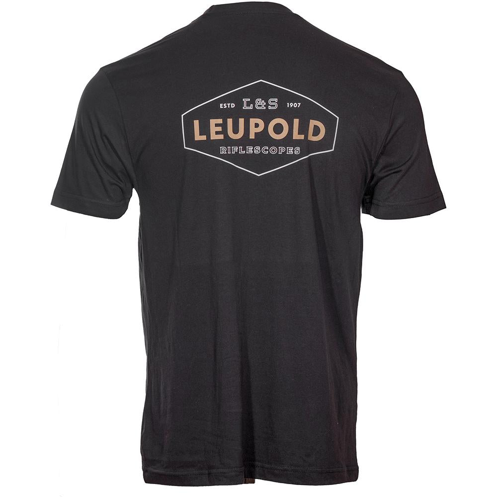 Leupold LS Heritage Short Sleeve Tee Black Soft Cotton Comfortable Fit M Size
