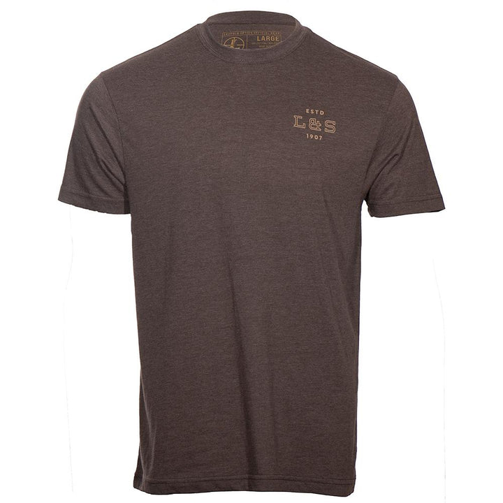 Leupold LS Heritage Short Sleeve Tee Espresso Soft Cotton Comfortable M Size