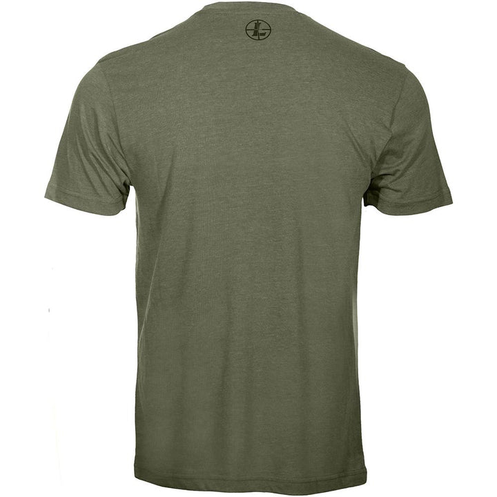 Camiseta con insignia Leupold, color verde oliva claro, cómoda y suave camisa de algodón de manga corta, talla XL
