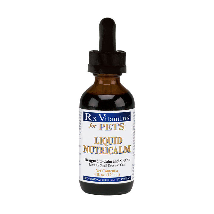 Rx Vitamins For Pets Liquid Nutricalm 4 Oz Natural Relief for Dogs and Cats