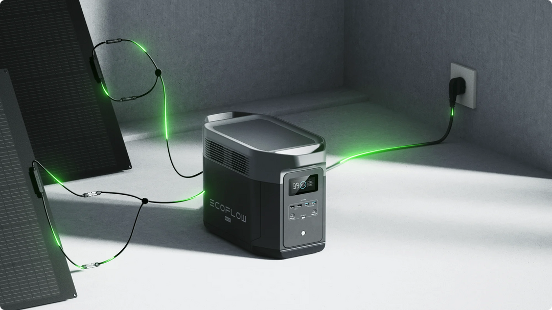 EcoFlow DELTA 2 Max Portable Power Station + One 160W Portable Solar Panel