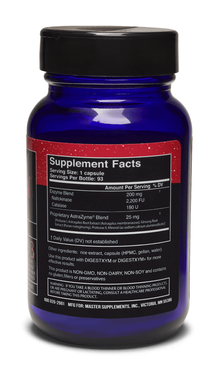 Master Supplements US Enzymes NATTOXYM 93 cápsulas Mezcla de nattoquinasa