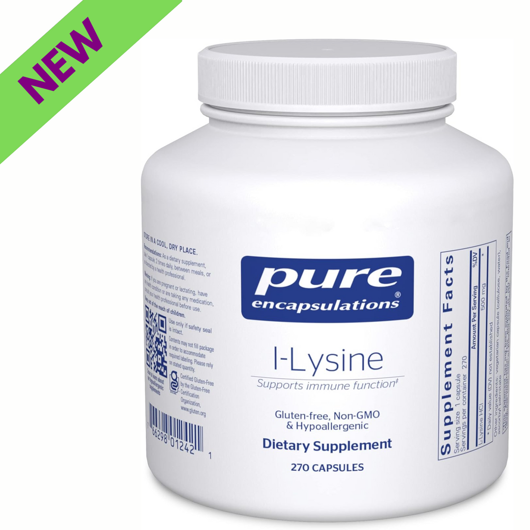 Pure Encapsulations L Lysine Supports Immune System and Oral Health 270 Capsules