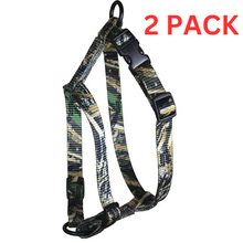 Load image into Gallery viewer, Omnipet Kwik Klip Nylon Pet Harness 3/4&quot; 1 Ply Realtree Max 5 Medium 2 PACK
