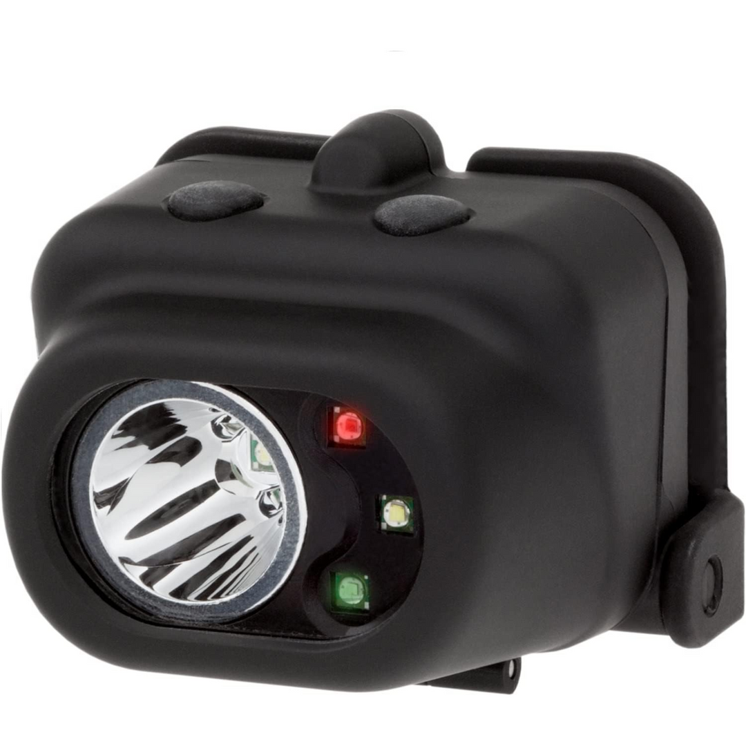 Nightstick Multi-Function LED Headlamp White Spotlight Floodlight Black