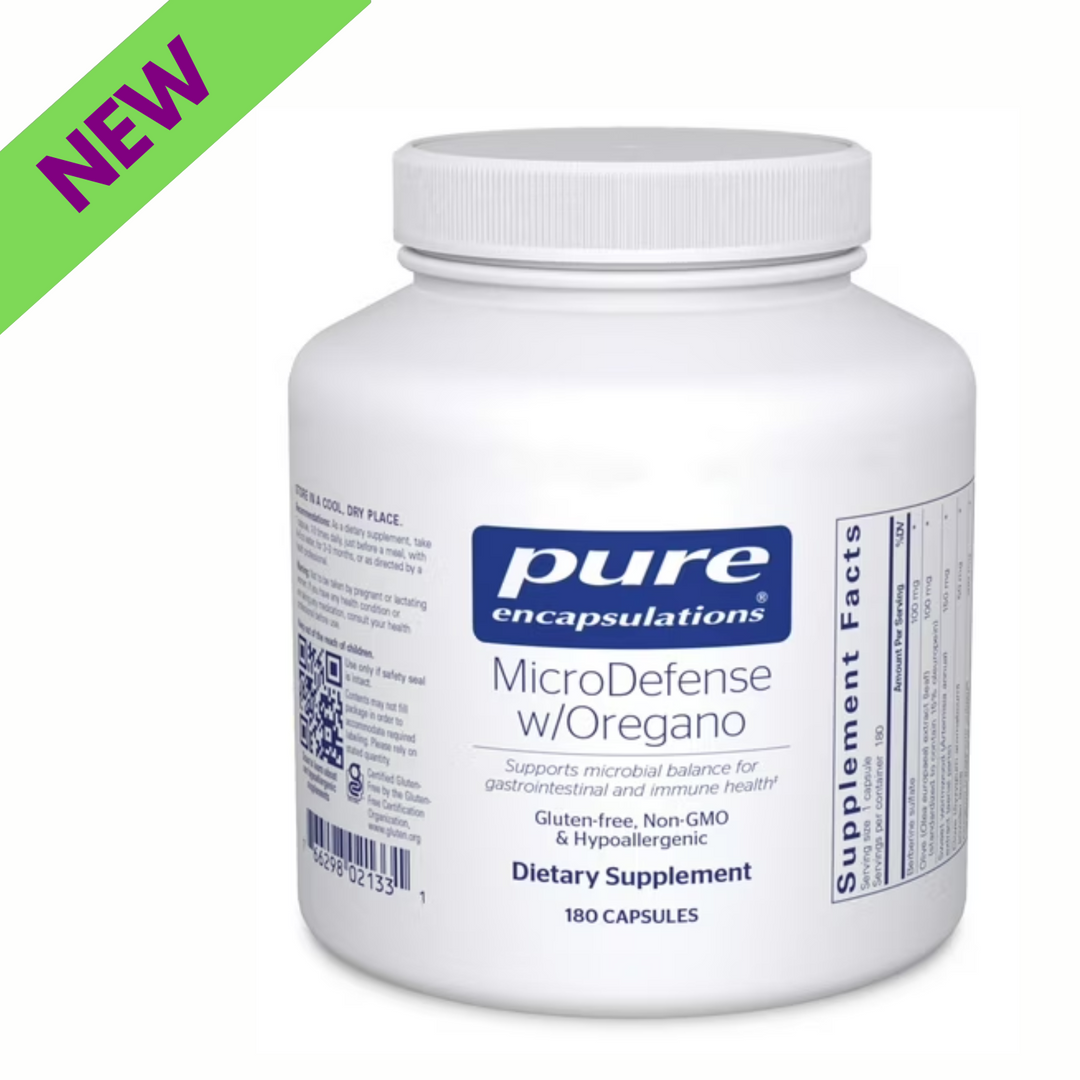 Pure Encapsulations MicroDefense Supports Digestive Function Balance 180 Caps