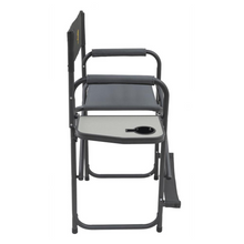 Load image into Gallery viewer, Alps Browning Directors Folding XT Plus Camping Chair Charcoal Extra Tall Seat
