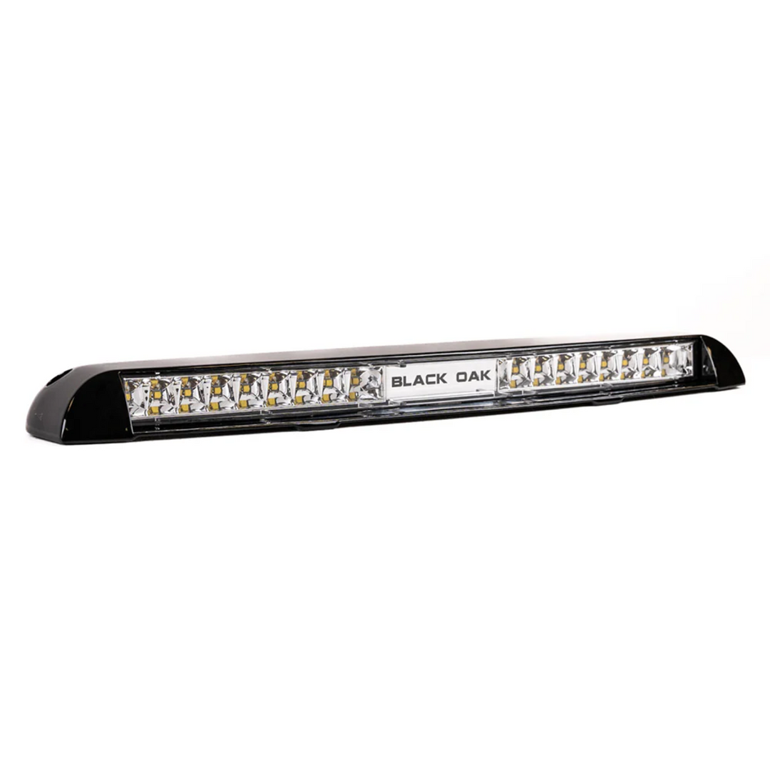 Barra de luz LED marina de perfil bajo de roble negro para una navegación nocturna superior