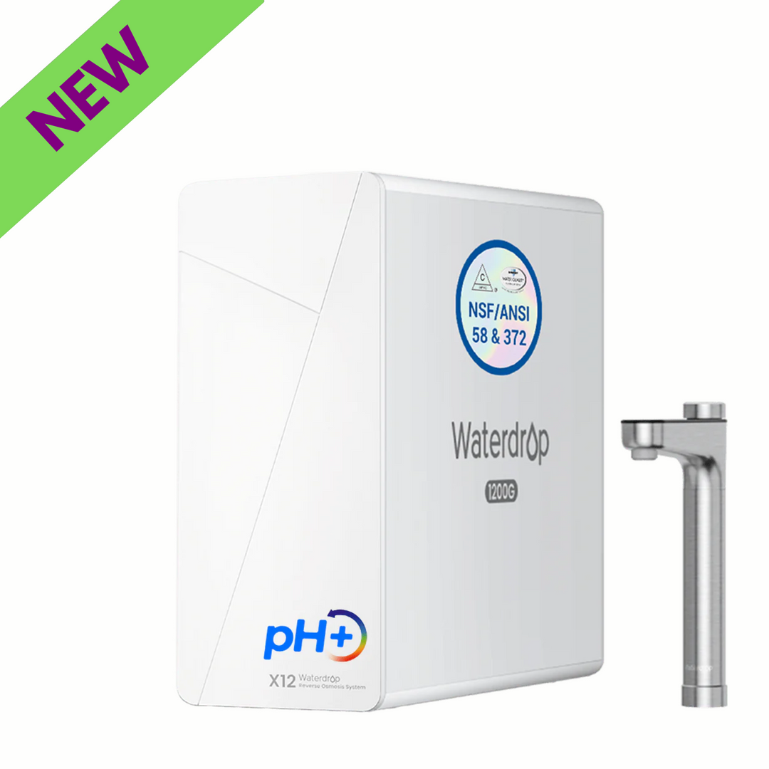 Waterdrop X Series Reverse Osmosis System X12 White Under Sink Water Filter Unit