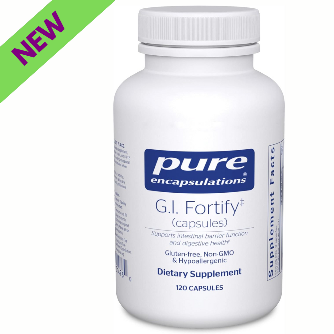 Pure Encapsulations GI Fortify Support Digestive Motility Detox Balance 120 Caps