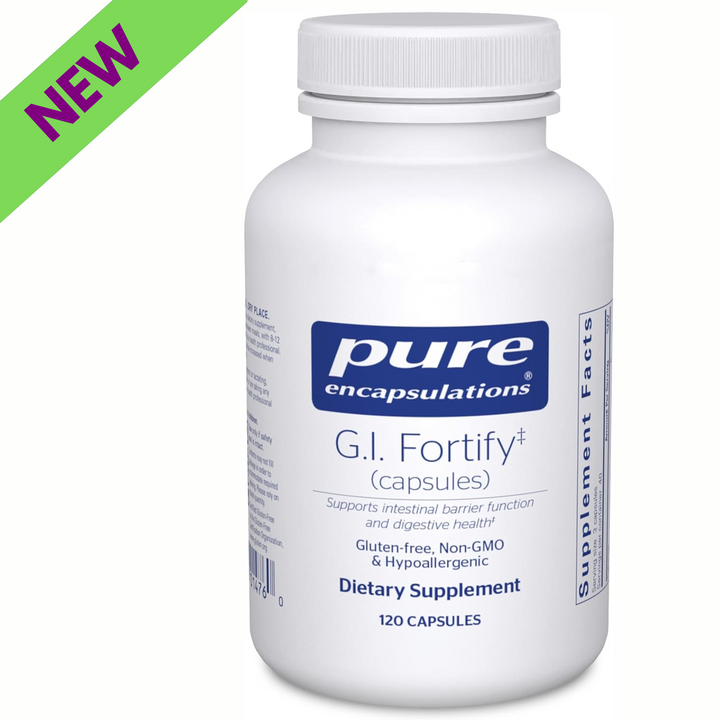Pure Encapsulations GI Fortify Support Digestive Motility Detox Balance 120 Caps