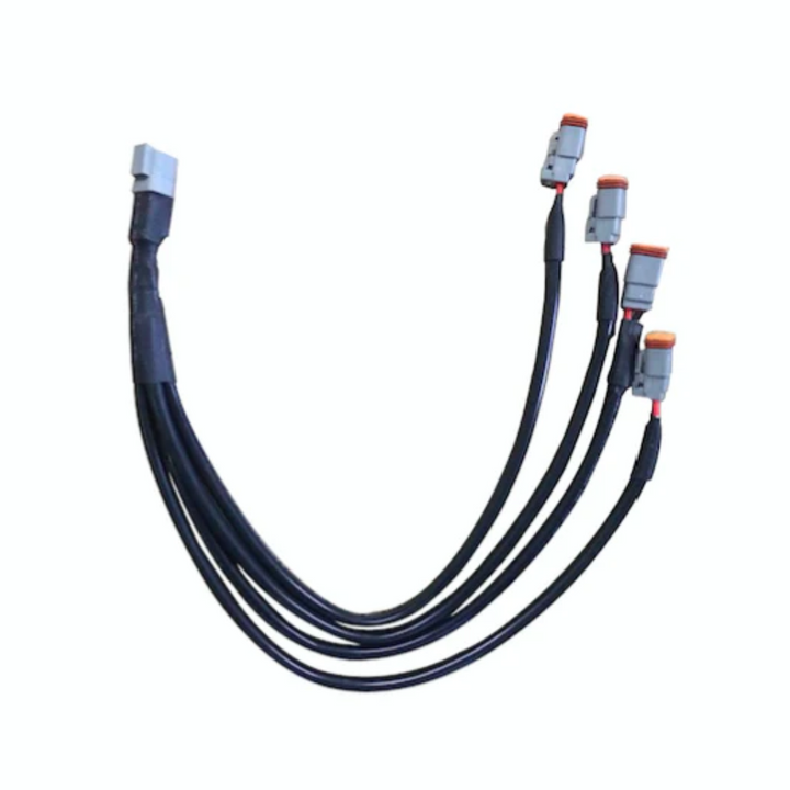 Cable de conexión de 4 piezas de roble negro para luces LED, accesorio nuevo de alta calidad