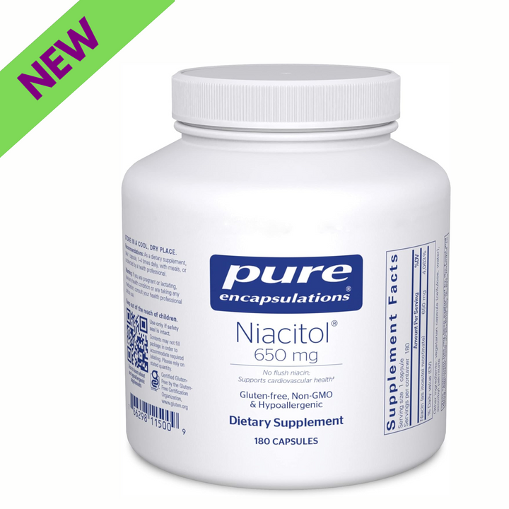 Pure Encapsulations Niacitol Supports Digestion Hormones and Tissues 180 Caps
