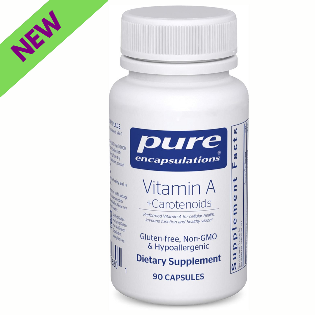 Pure Encapsulations Vitamin A Carotenoids Supports Eye and Skin Health 90 Caps
