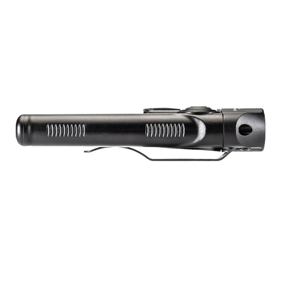 Linterna LED de bolsillo recargable SF Stiletto con múltiples salidas, 650 lúmenes, color negro