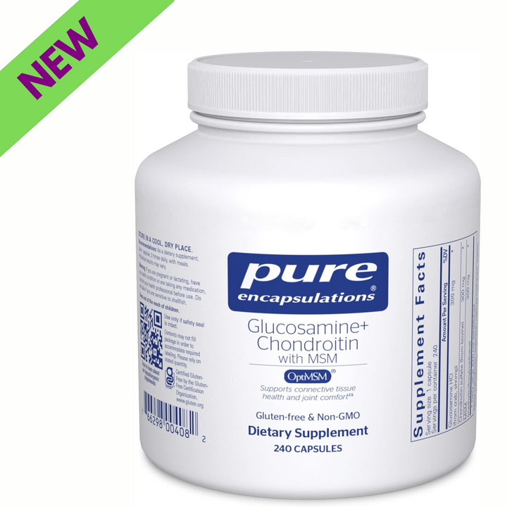 Pure Glucosamine Chondroitin MSM Supports Joint Flexibility 240 Capsules