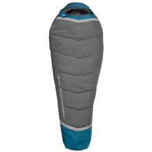 Load image into Gallery viewer, Alps Mountaineering Blaze 0 Degree Sleeping Bag 32x80 Charcoal Blue Coral
