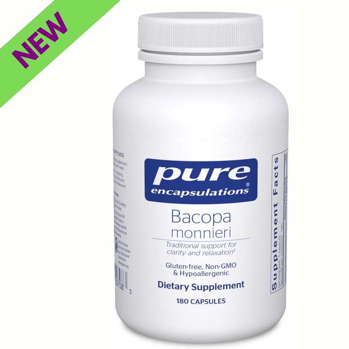 Pure Encapsulations Bacopa Monnieri Supports Brain Function and Focus 180 Caps