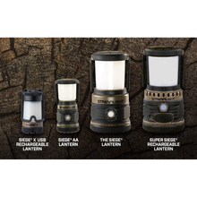 Load image into Gallery viewer, Siege 200 Lumen Ultra-Compact AA Alkaline Hand Lantern Coyote 2 PACK
