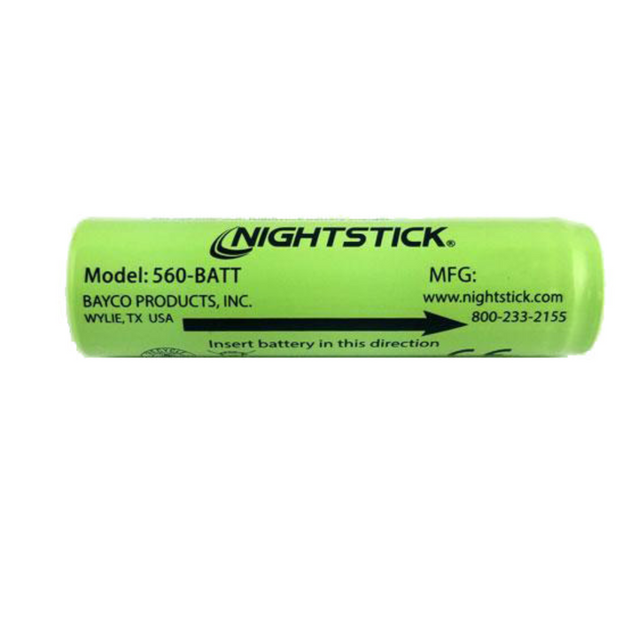 Nightstick lithium ion replacement battery for 800 lumen tac series lights
