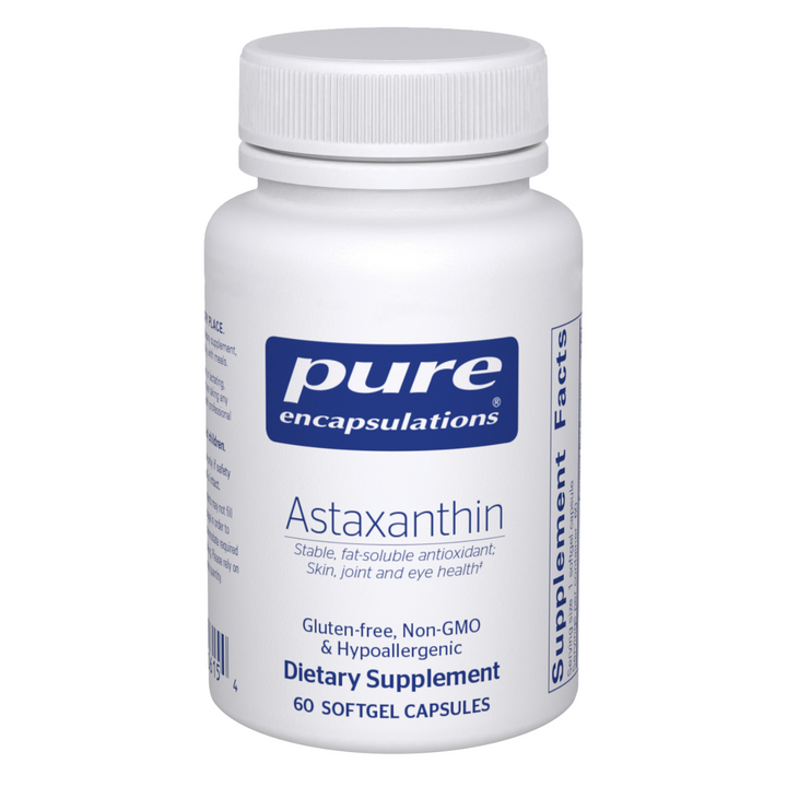 Pure Encapsulations Astaxanthin Supports Eye Skin Health 60 Capsules