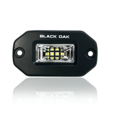 Load image into Gallery viewer, Black Oak LED 2 Inch Black Marine Flush Mount Spreader Light Black Housing
