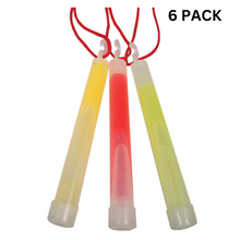 Load image into Gallery viewer, Ultimate Survival See Me Light Stick 6&quot; 2/ Count Assorted 6 PACK
