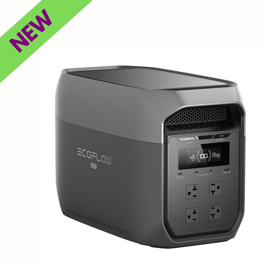 EcoFlow DELTA 3 Max Portable Power Station 2048Wh Backup Energy Supply