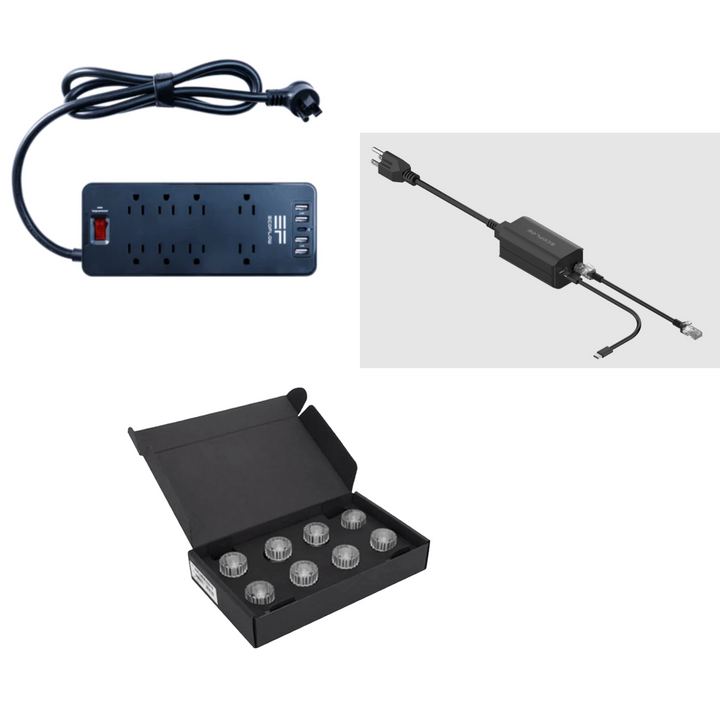EcoFlow Surge Protector + Grounding Adapter + Suction Cups for Solar Panel 3 KIT