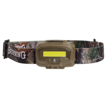 Load image into Gallery viewer, Browning Night Gig Flat Dark Earth Camo Hunting LED Head Lamp Light 3 PACK
