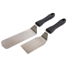 Load image into Gallery viewer, Camp Chef Professional Spatula Set Black Stainless Steel 2 Pieces
