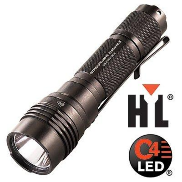 Streamlight ProTac HL-X 1000 Lumens Tactical Light Rechargeable Battery Black