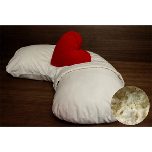 Soaring Heart Side Dreamer Pillow Shredded Latex Comfort For Side Sleepers