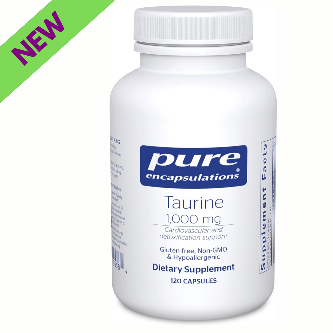 Pure Encapsulations Taurine 1000 mg Supports Heart and Liver Function 120 Caps