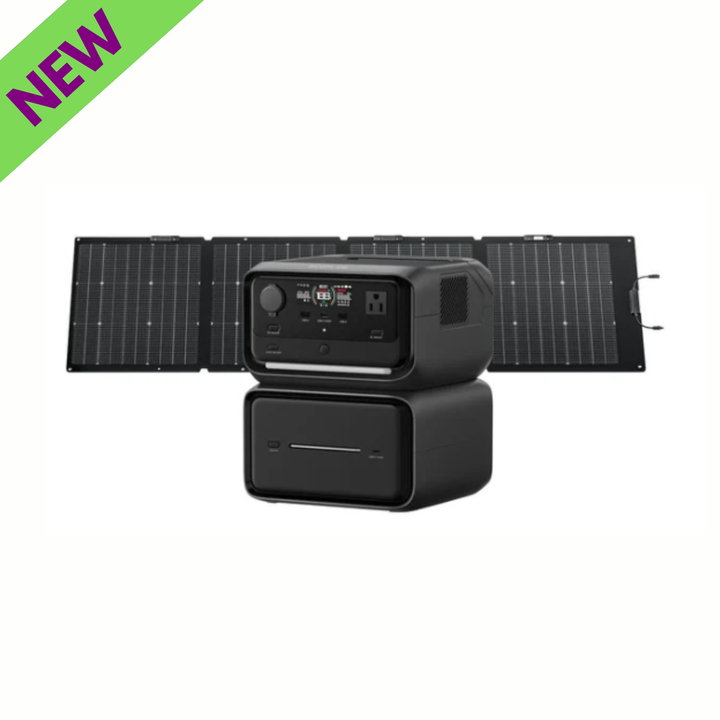 EcoFlow RIVER 3 Max Plus Portable Power Station with Qty 1 of 220W Solar Panel