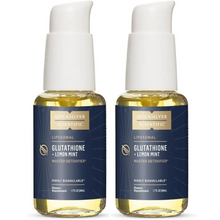 Load image into Gallery viewer, Quicksilver Scientific Glutathione 2 pack, 1.7 oz bottles, liposomal antioxidant supplement with lemon mint flavor.
