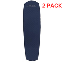 Load image into Gallery viewer, Alps Mountaineering Agile Self-Inflating Air Pad Regular Inflatable Navy 2 PACK
