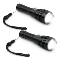 Load image into Gallery viewer, Konus KonusLight-5K Flashlight 2500 Lumen Rechargeable Black 2 PACK
