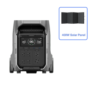 Ecoflow DELTA Pro 3 + 400W Portable Solar Panel Powerful and Versatile