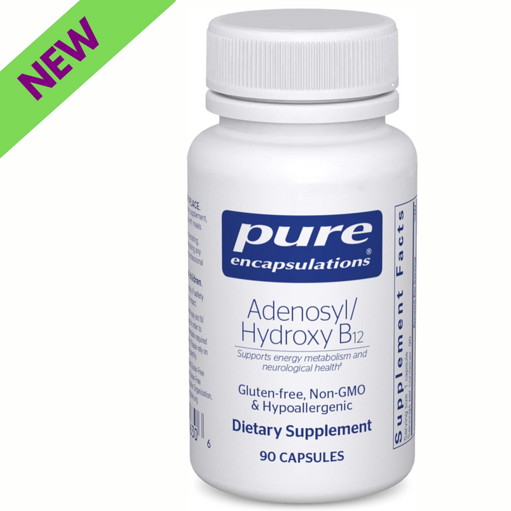 Pure Encapsulations Adenosyl Hydroxy B12 Supports Brain Energy 90 Capsules