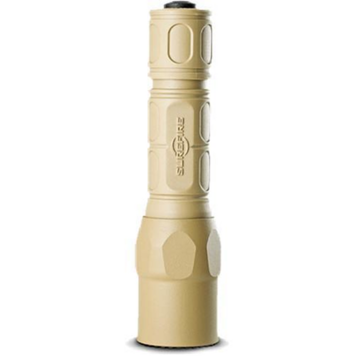 Linterna LED SF G2X Pro de 15/600 lúmenes con interruptor de clic de aluminio y polímero, color tostado
