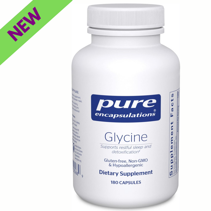 Pure Encapsulations Glycine Supports Sleep Quality and Liver Function 180 Caps