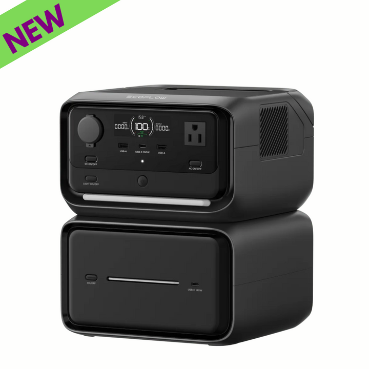 EcoFlow RIVER 3 Max Plus Portable Power Station Extra Battery Backup 600W Output