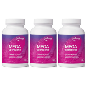 Microbiome Labs MegaSporeBiotic Probiotics Digestive Health 180 Caps 3 PACK